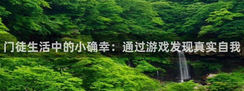 旺财28注册：门徒生活中的小确幸：通过游戏发现真实自我