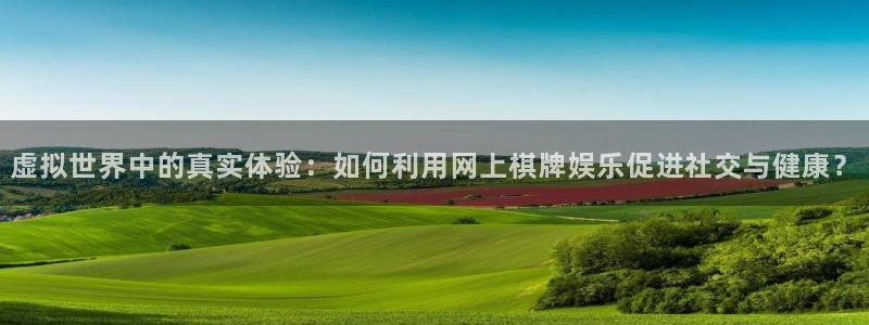 旺财28招商：虚拟世界中的真实体验：如何利用网上棋牌娱乐促进社交与健康？